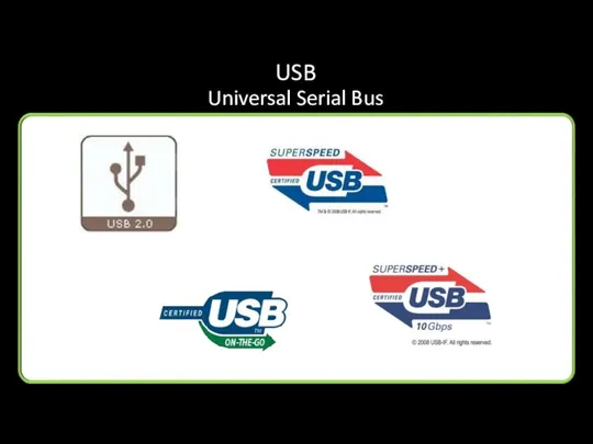 USB Universal Serial Bus