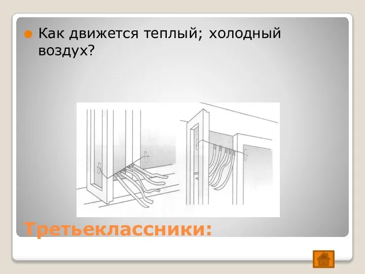 Третьеклассники: Как движется теплый; холодный воздух?