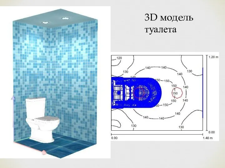 3D модель туалета