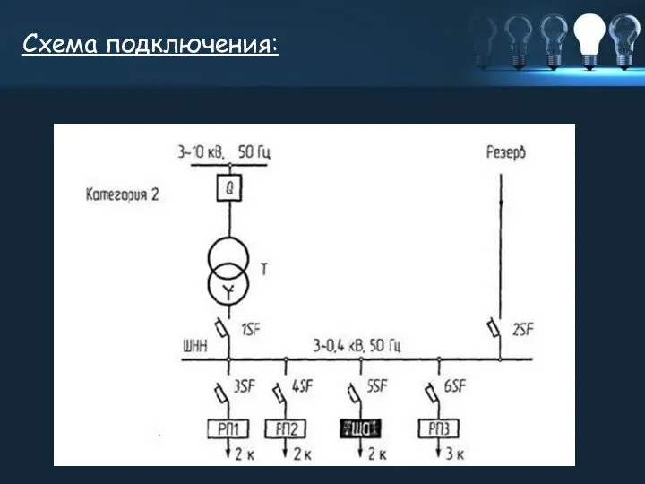 Схема подключения: