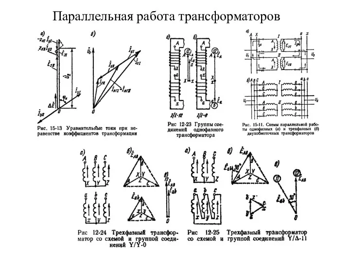 Параллельная работа трансформаторов