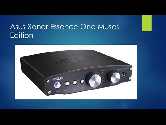 Asus Xonar Essence One Muses Edition