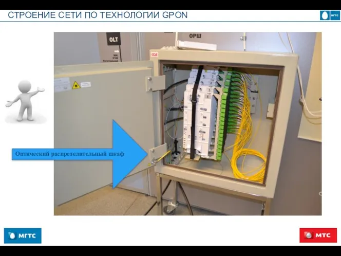 СТРОЕНИЕ СЕТИ ПО ТЕХНОЛОГИИ GPON Оптический распределительный шкаф