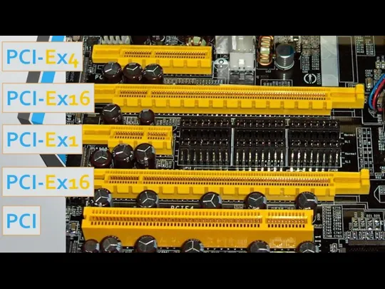 PCI-Ex4 PCI-Ex16 PCI-Ex1 PCI-Ex16 PCI