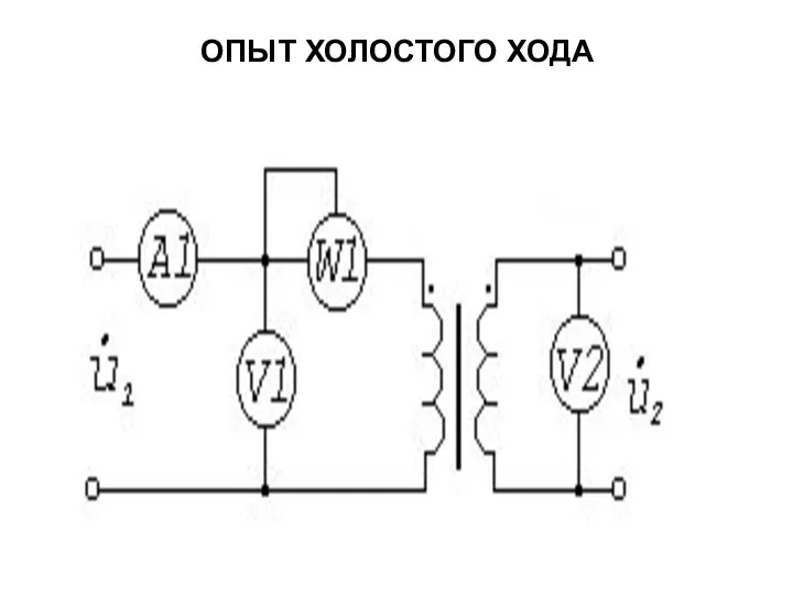 ОПЫТ ХОЛОСТОГО ХОДА