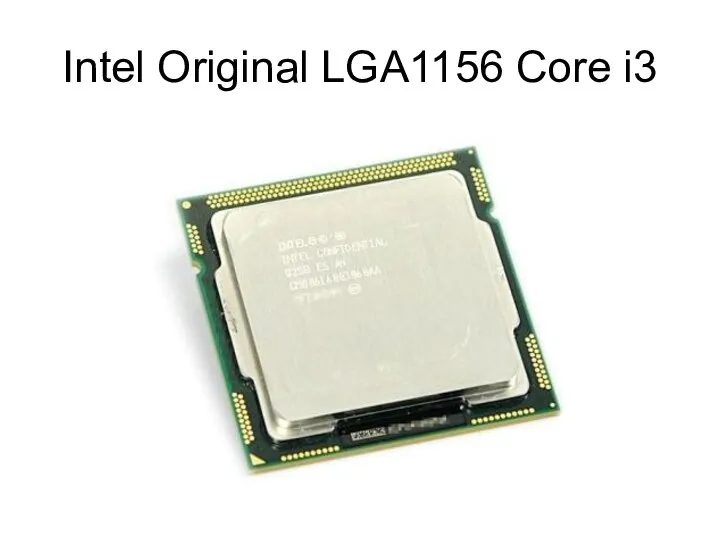 Intel Original LGA1156 Core i3