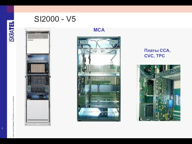 MCA Платы ССА, СVC, TPC