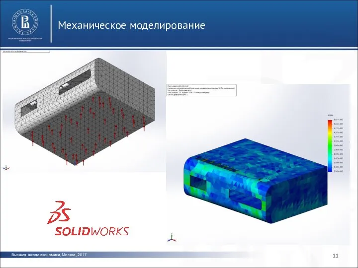 Высшая школа экономики, Москва, 2017 Механическое моделирование