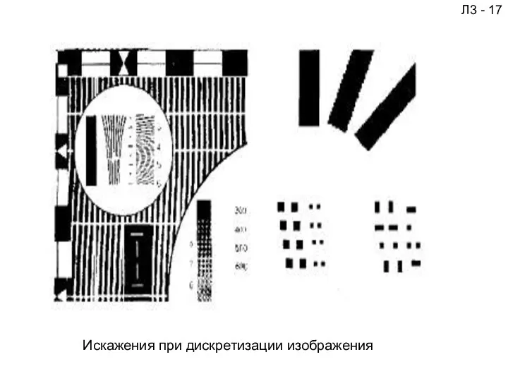 Л3 - 17 Искажения при дискретизации изображения