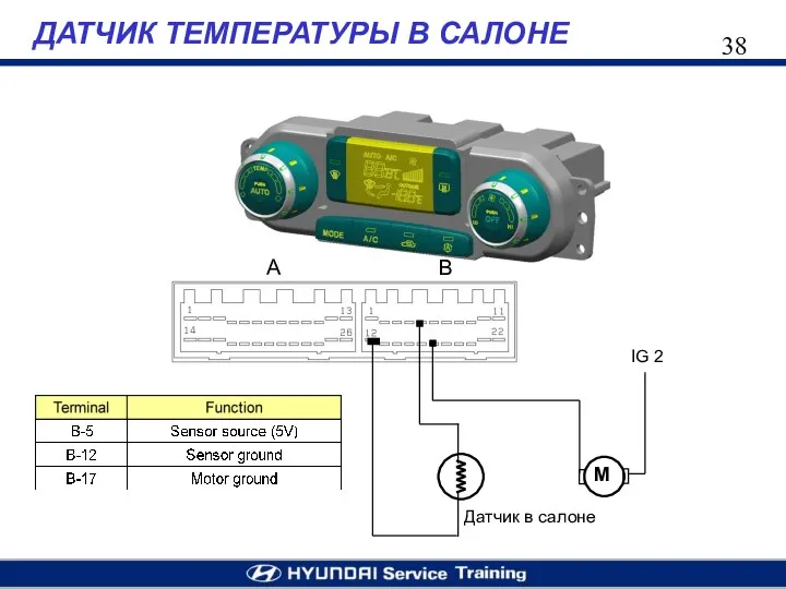 ДАТЧИК ТЕМПЕРАТУРЫ В САЛОНЕ