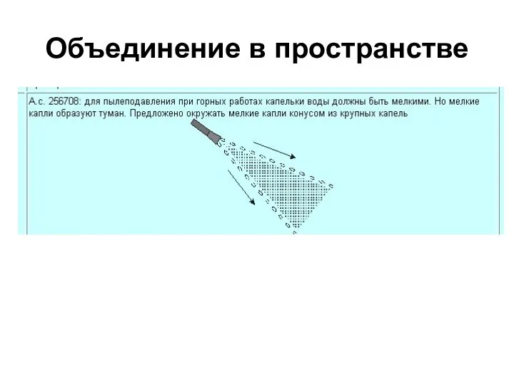 Объединение в пространстве