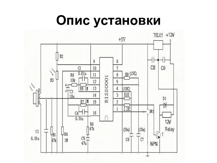 Опис установки