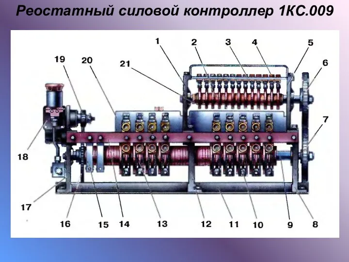 Реостатный силовой контроллер 1КС.009