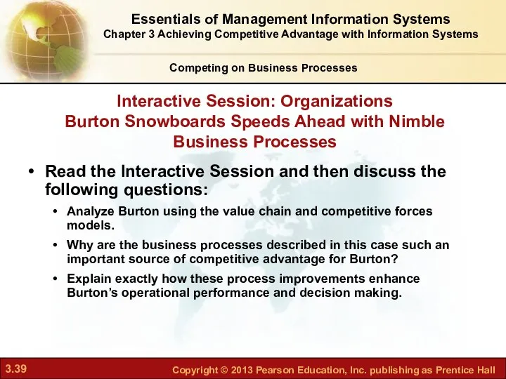 Interactive Session: Organizations Burton Snowboards Speeds Ahead with Nimble Business Processes