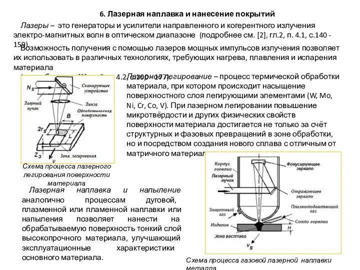 6. Лазерная наплавка и нанесение покрытий Лазеры – это генераторы и