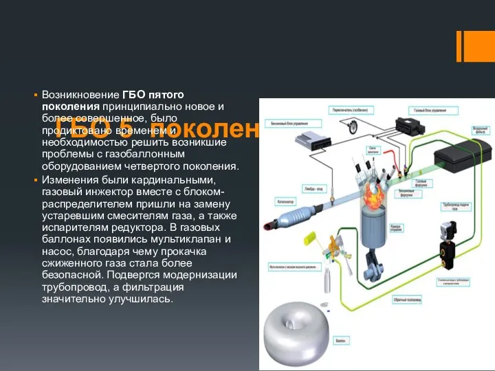 ГБО 5 поколения Возникновение ГБО пятого поколения принципиально новое и более