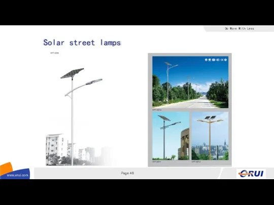 Solar street lamps