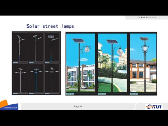 Solar street lamps