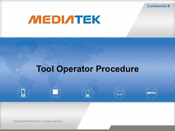 Tool Operator Procedure