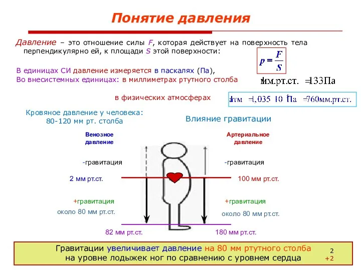 Понятие давления Лекция 8. Механика жидкости Давление – это отношение силы