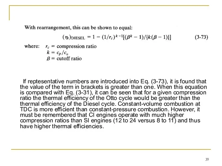 If reptesentative numbers are introduced into Eq. (3-73), it is found