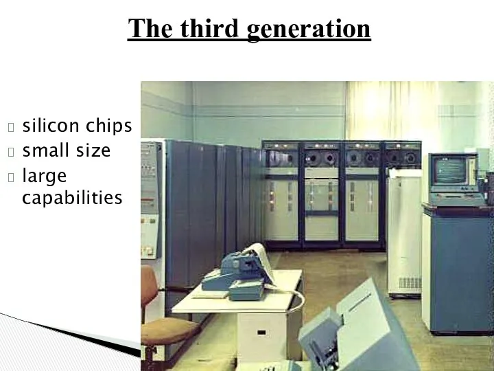 The third generation silicon chips small size large capabilities