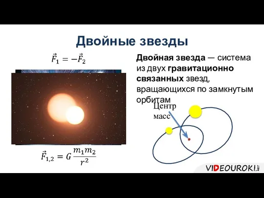 Двойные звезды Двойная звезда — система из двух гравитационно связанных звезд,