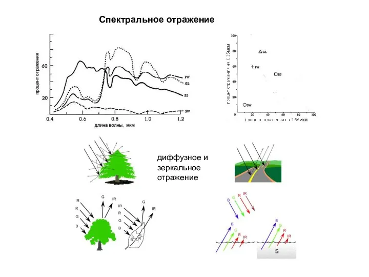 Спектральное отражение диффузное и зеркальное отражение