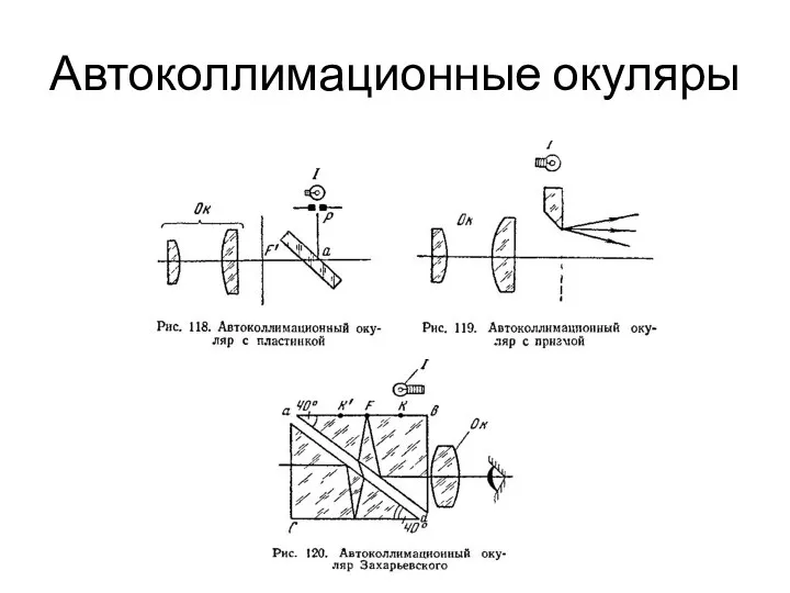 Автоколлимационные окуляры