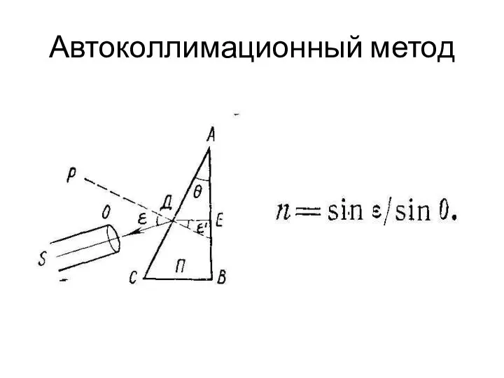 Автоколлимационный метод