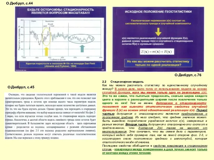 О.Дюбрул, с.45 О.Дюбрул, с.44 О.Дюбрул, с.76 2.2 Стационарная модель Как мы