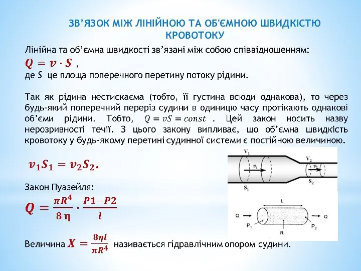ЗВ’ЯЗОК МІЖ ЛІНІЙНОЮ ТА ОБ'ЄМНОЮ ШВИДКІСТЮ КРОВОТОКУ