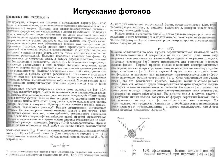 Испускание фотонов