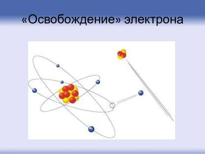 «Освобождение» электрона