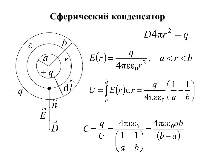 Сферический конденсатор