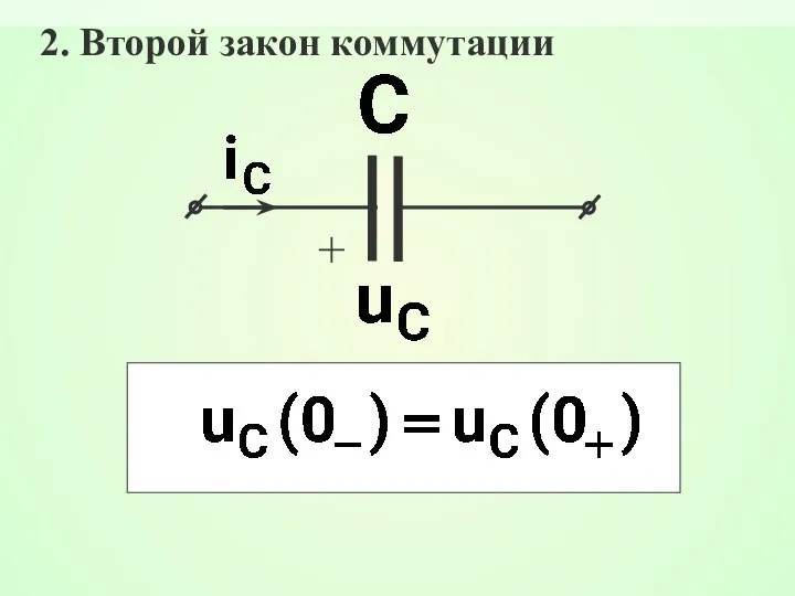 + 2. Второй закон коммутации