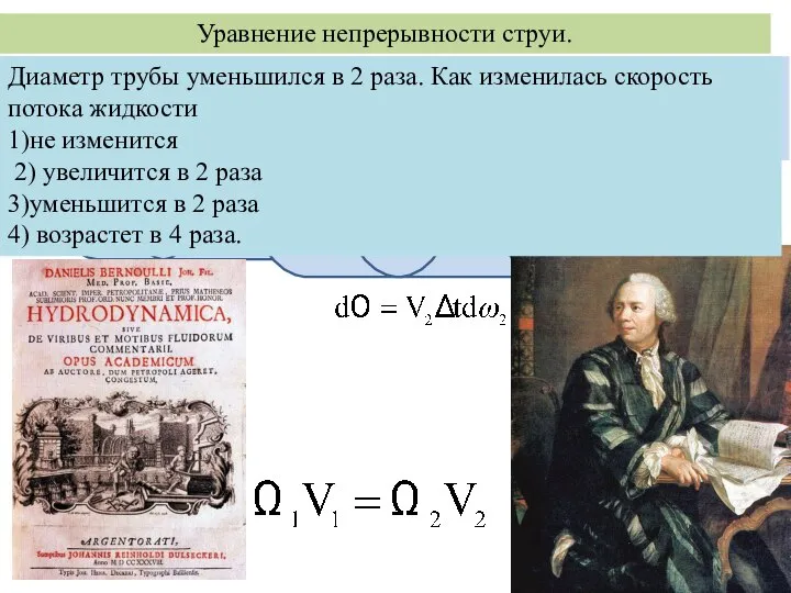 Уравнение непрерывности струи. Уравнение неразрывности является записью закона сохранения массы применительно