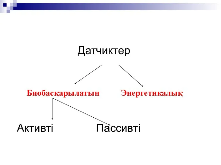 Датчиктер Биобасқарылатын Энергетикалық Активті Пассивті