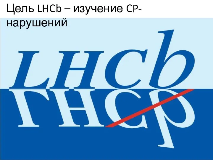 Цель LHCb – изучение CP-нарушений