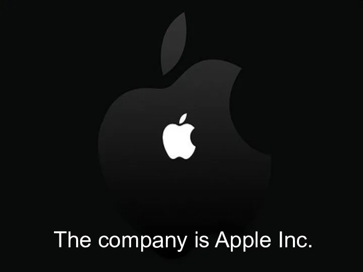 The company is Apple Inc.