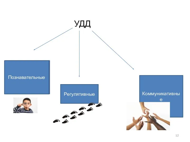 УДД Познавательные Регулятивные Коммуникативные Познавательные