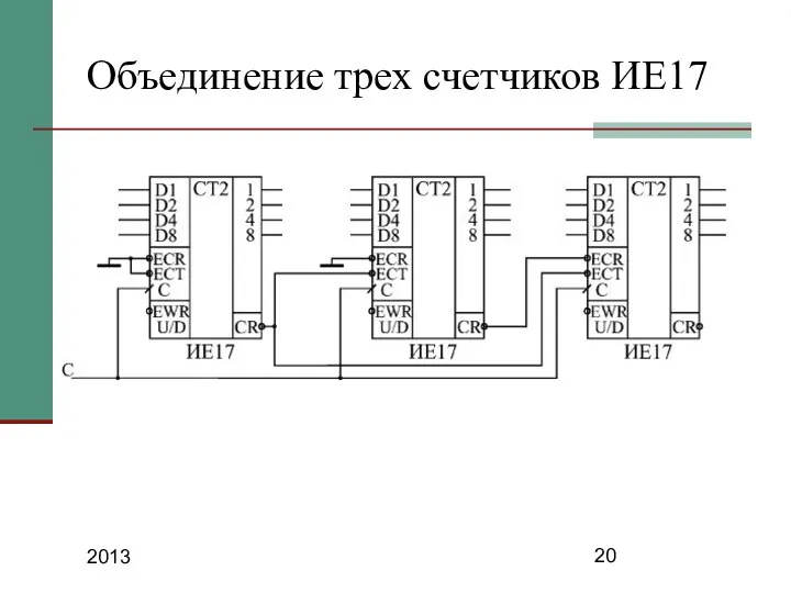 2013 Объединение трех счетчиков ИЕ17