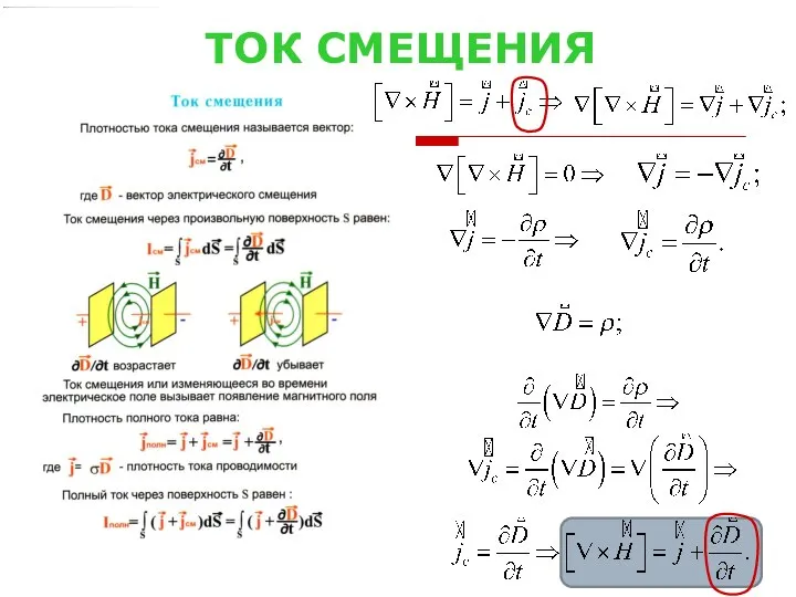 ТОК СМЕЩЕНИЯ