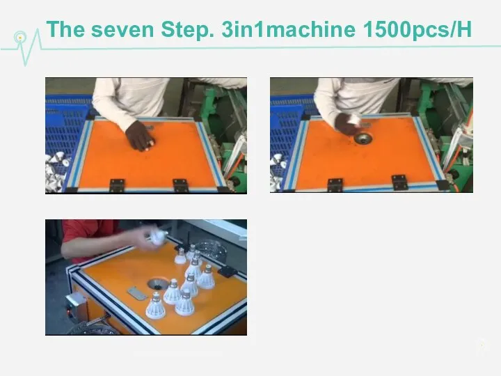 The seven Step. 3in1machine 1500pcs/H