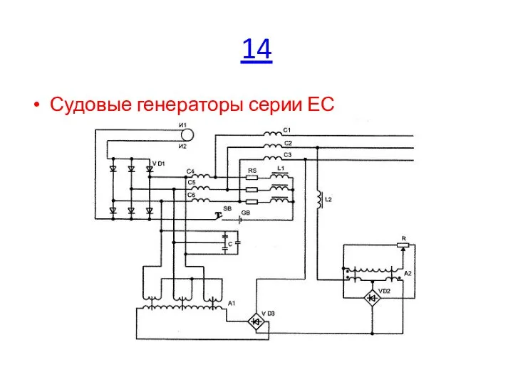 14 Судовые генераторы серии ЕС