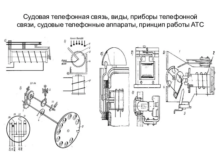 Судовая телефонная связь, виды, приборы телефонной связи, судовые телефонные аппараты, принцип работы АТС