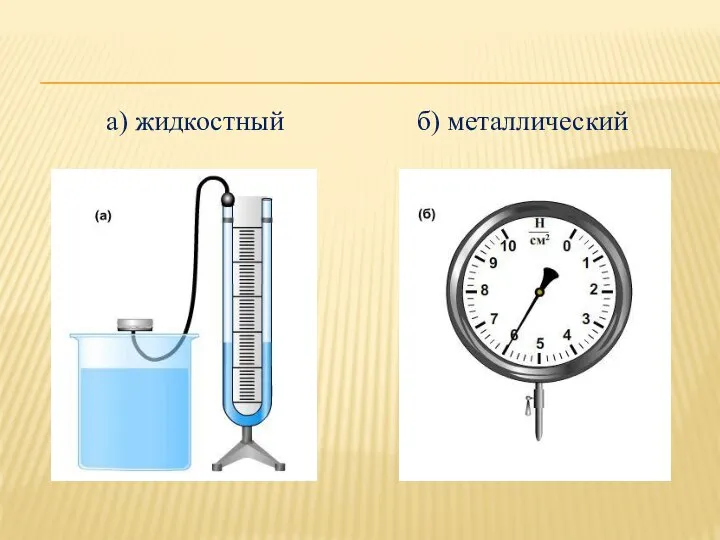 а) жидкостный б) металлический