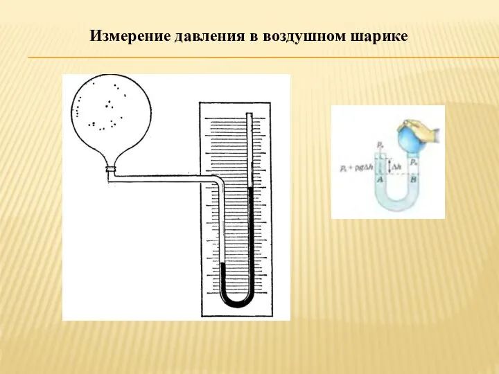 Измерение давления в воздушном шарике