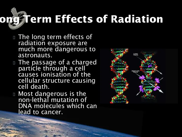 The long term effects of radiation exposure are much more dangerous