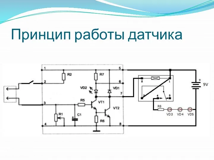 Принцип работы датчика